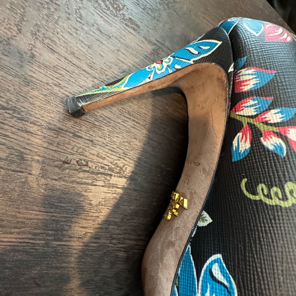 PRADA ST. RAMAGE CALZATURE DONNA NERO HEELS - Picture 5 of 16